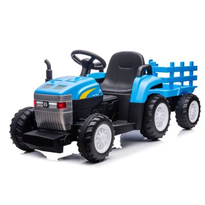 DUŻY TRAKTOR NA AKUMULATOR NEW HOLLAND 2 SILNIKI,  PILOT/A009-B