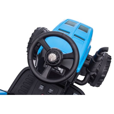 DUŻY TRAKTOR NA AKUMULATOR NEW HOLLAND 2 SILNIKI,  PILOT/A009-B