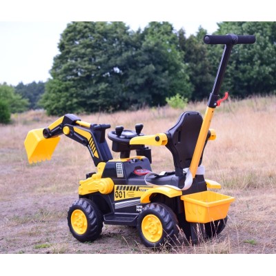 KOPARKA NA AKUMULATOR Z PILOTEM,  PCHACZ  Z RĄCZKĄ/XZ-970 -PUSH