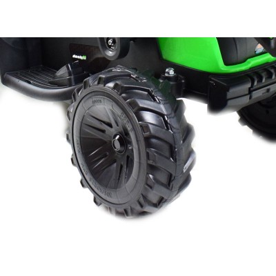 MEGA TRAKTOR Z ŁADOWARKĄ,KOPARKĄ, PRZYCZEPĄ 24 V SUPER-MOC SX-2068-ZIELONY