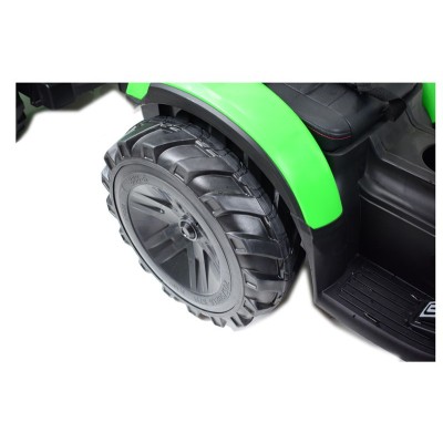 MEGA TRAKTOR Z ŁADOWARKĄ,KOPARKĄ, PRZYCZEPĄ 24 V SUPER-MOC SX-2068-ZIELONY
