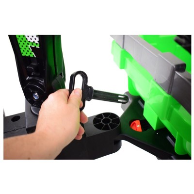 MEGA TRAKTOR Z ŁADOWARKĄ,KOPARKĄ, PRZYCZEPĄ 24 V SUPER-MOC SX-2068-ZIELONY