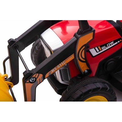 SUPER TRAKTOR BLOW - NA AKUMULATOR Z ŁYŻKĄ, MIĘKKIE KOŁA, MIEKKIE SIEDZENIE, PILOT/XMX611-DIGGER