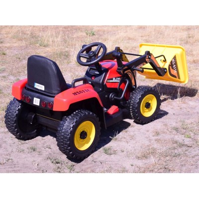 SUPER TRAKTOR BLOW - NA AKUMULATOR Z ŁYŻKĄ, MIĘKKIE KOŁA, MIEKKIE SIEDZENIE, PILOT/XMX611-DIGGER