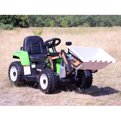 SUPER TRAKTOR BLOW - NA AKUMULATOR Z ŁYŻKĄ, MIĘKKIE KOŁA, MIEKKIE SIEDZENIE, PILOT/XMX611-DIGGER