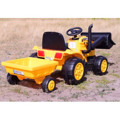 TRAKTOR NA AKUMULATOR Z PRZYCZEPĄ - JCX, PILOT/S-617