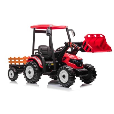 OLBRZYMI TRAKTOR NA AKUMULATOR Z PRZYCZEPĄ 24 V, 400W, PILOT/JS-3158B-24V