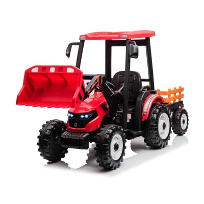 OLBRZYMI TRAKTOR NA AKUMULATOR Z PRZYCZEPĄ 24 V, 400W, PILOT/JS-3158B-24V