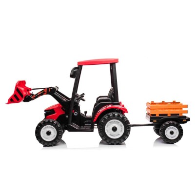 OLBRZYMI TRAKTOR NA AKUMULATOR Z PRZYCZEPĄ 24 V, 400W, PILOT/JS-3158B-24V