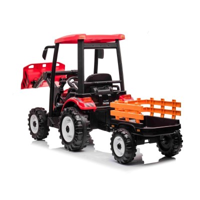 OLBRZYMI TRAKTOR NA AKUMULATOR Z PRZYCZEPĄ 24 V, 400W, PILOT/JS-3158B-24V