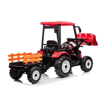 OLBRZYMI TRAKTOR NA AKUMULATOR Z PRZYCZEPĄ 24 V, 400W, PILOT/JS-3158B-24V