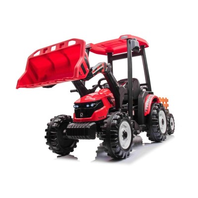 OLBRZYMI TRAKTOR NA AKUMULATOR Z PRZYCZEPĄ 24 V, 400W, PILOT/JS-3158B-24V