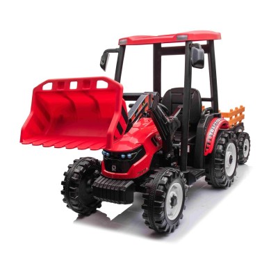 OLBRZYMI TRAKTOR NA AKUMULATOR Z PRZYCZEPĄ 24 V, 400W, PILOT/JS-3158B-24V