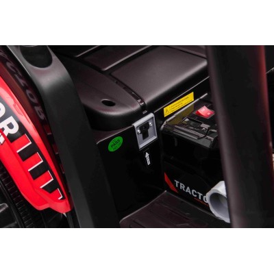 OLBRZYMI TRAKTOR NA AKUMULATOR Z PRZYCZEPĄ 24 V, 400W, PILOT/JS-3158B-24V