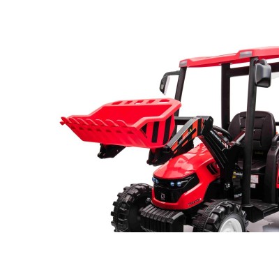 OLBRZYMI TRAKTOR NA AKUMULATOR Z PRZYCZEPĄ 24 V, 400W, PILOT/JS-3158B-24V