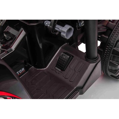 OLBRZYMI TRAKTOR NA AKUMULATOR Z PRZYCZEPĄ 24 V, 400W, PILOT/JS-3158B-24V