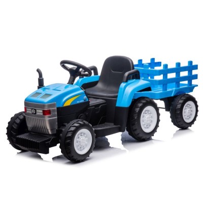 DUŻY TRAKTOR NA AKUMULATOR NEW HOLLAND 2 SILNIKI,  PILOT/A009-B