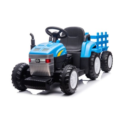 DUŻY TRAKTOR NA AKUMULATOR NEW HOLLAND 2 SILNIKI,  PILOT/A009-B