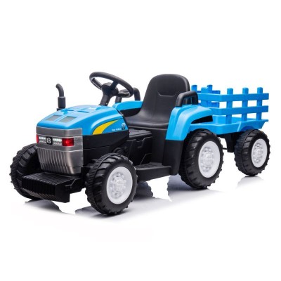 DUŻY TRAKTOR NA AKUMULATOR NEW HOLLAND 2 SILNIKI,  PILOT/A009-B