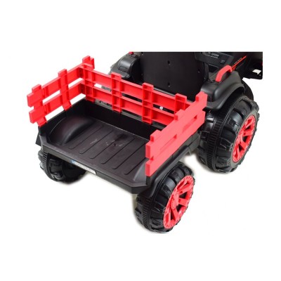 WIELKI TRAKTOR NA AKUMULATOR Z PRZYCZEPĄ "POWER 06", MIĘKKIE SIEDZENIE/WH-777