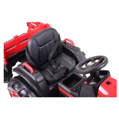WIELKI TRAKTOR NA AKUMULATOR Z PRZYCZEPĄ "POWER 06", MIĘKKIE SIEDZENIE/WH-777