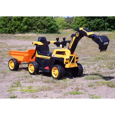 TRAKTOR, KOPARKA NA AKUMULATOR+PRZYCZEPA+PILOT /HRB106