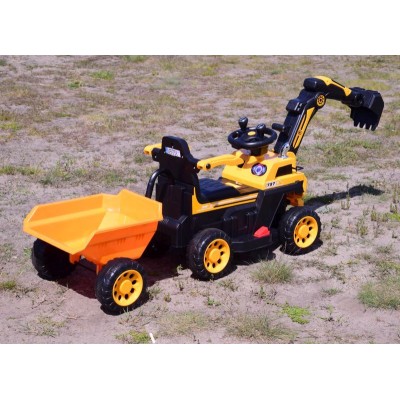 TRAKTOR, KOPARKA NA AKUMULATOR+PRZYCZEPA+PILOT /HRB106