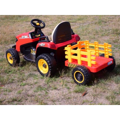 SUPER TRAKTOR LABOR- NA AKUMULATOR Z PRZYCZEPĄ I KIPREM/BBH030