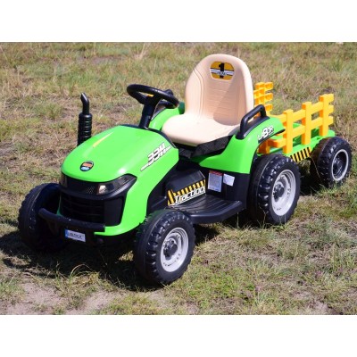 SUPER TRAKTOR LABOR- NA AKUMULATOR Z PRZYCZEPĄ I KIPREM/BBH030