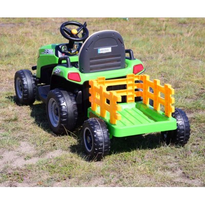 SUPER TRAKTOR LABOR- NA AKUMULATOR Z PRZYCZEPĄ I KIPREM/BBH030