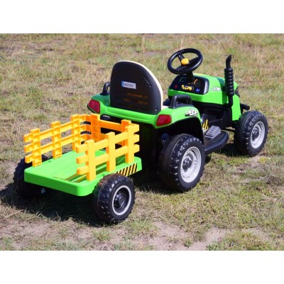 SUPER TRAKTOR LABOR- NA AKUMULATOR Z PRZYCZEPĄ I KIPREM/BBH030