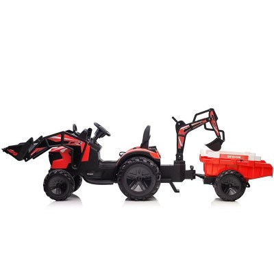 MEGA TRAKTOR Z ŁADOWARKĄ,KOPARKĄ, PRZYCZEPĄ SUPER-MOC OLBRZYMI/2068-12V