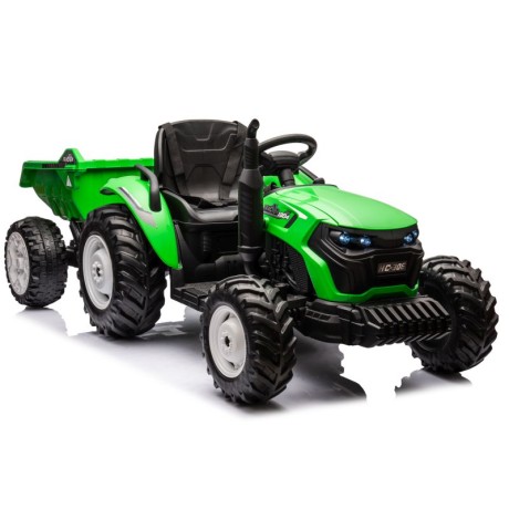 OLBRZYMI TRAKTOR 24 V Z PRZYCZEPĄ I ELEKTRYCZNIE PODNOSZONYM KIPREM SUPER JAKOŚĆ/HC306