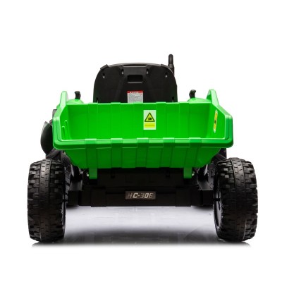 OLBRZYMI TRAKTOR 24 V Z PRZYCZEPĄ I ELEKTRYCZNIE PODNOSZONYM KIPREM SUPER JAKOŚĆ/HC306