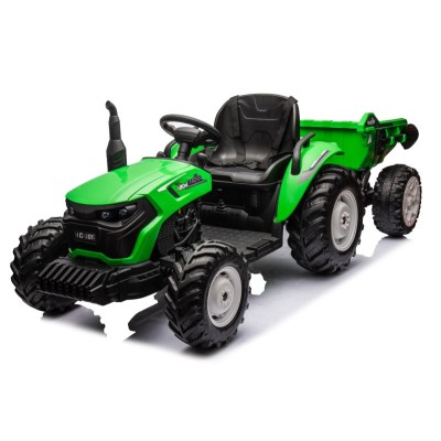 OLBRZYMI TRAKTOR 24 V Z PRZYCZEPĄ I ELEKTRYCZNIE PODNOSZONYM KIPREM SUPER JAKOŚĆ/HC306