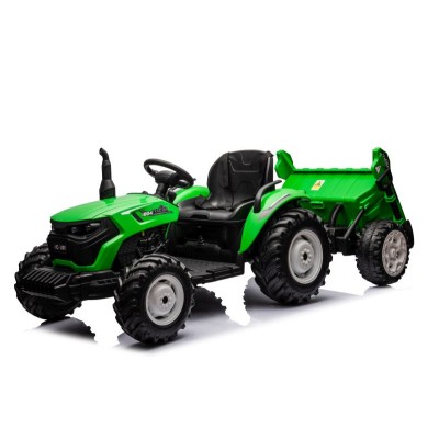 OLBRZYMI TRAKTOR 24 V Z PRZYCZEPĄ I ELEKTRYCZNIE PODNOSZONYM KIPREM SUPER JAKOŚĆ/HC306
