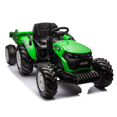 OLBRZYMI TRAKTOR 24 V Z PRZYCZEPĄ I ELEKTRYCZNIE PODNOSZONYM KIPREM SUPER JAKOŚĆ/HC306