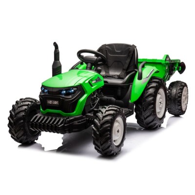 OLBRZYMI TRAKTOR 24 V Z PRZYCZEPĄ I ELEKTRYCZNIE PODNOSZONYM KIPREM SUPER JAKOŚĆ/HC306
