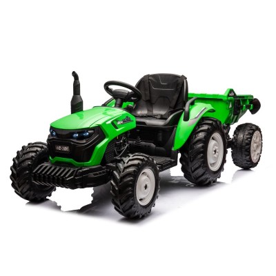 OLBRZYMI TRAKTOR 24 V Z PRZYCZEPĄ I ELEKTRYCZNIE PODNOSZONYM KIPREM SUPER JAKOŚĆ/HC306