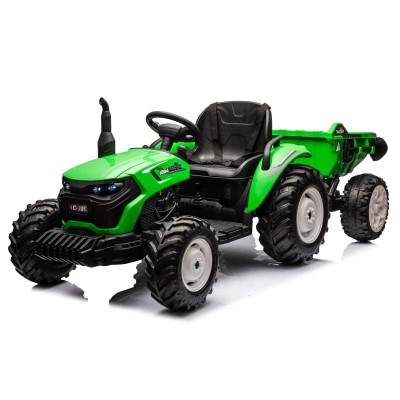 OLBRZYMI TRAKTOR 24 V Z PRZYCZEPĄ I ELEKTRYCZNIE PODNOSZONYM KIPREM SUPER JAKOŚĆ/HC306