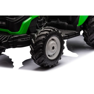 OLBRZYMI TRAKTOR 24 V Z PRZYCZEPĄ I ELEKTRYCZNIE PODNOSZONYM KIPREM SUPER JAKOŚĆ/HC306