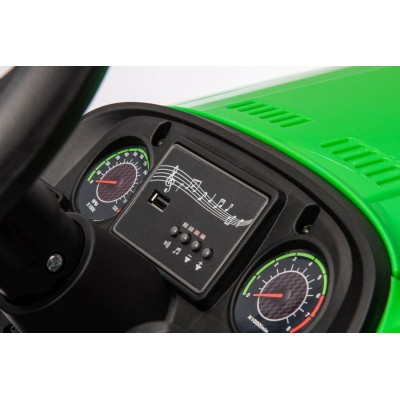 OLBRZYMI TRAKTOR 24 V Z PRZYCZEPĄ I ELEKTRYCZNIE PODNOSZONYM KIPREM SUPER JAKOŚĆ/HC306