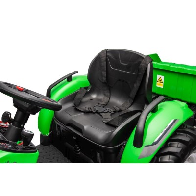 OLBRZYMI TRAKTOR 24 V Z PRZYCZEPĄ I ELEKTRYCZNIE PODNOSZONYM KIPREM SUPER JAKOŚĆ/HC306