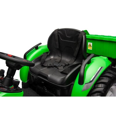 OLBRZYMI TRAKTOR 24 V Z PRZYCZEPĄ I ELEKTRYCZNIE PODNOSZONYM KIPREM SUPER JAKOŚĆ/HC306