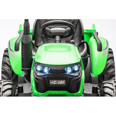 OLBRZYMI TRAKTOR 24 V Z PRZYCZEPĄ I ELEKTRYCZNIE PODNOSZONYM KIPREM SUPER JAKOŚĆ/HC306