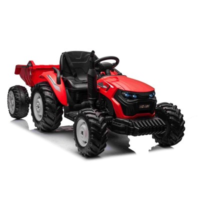 OLBRZYMI TRAKTOR 24 V Z PRZYCZEPĄ I ELEKTRYCZNIE PODNOSZONYM KIPREM SUPER JAKOŚĆ/HC306