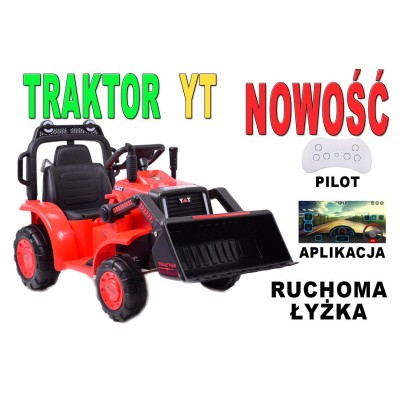 SUPER TRAKTOR Z ŁYŻKĄ  YT - NA AKUMULATOR , PILOT, APLIKACJA/YT1066