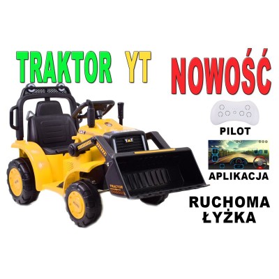 SUPER TRAKTOR Z ŁYŻKĄ  YT - NA AKUMULATOR , PILOT, APLIKACJA/YT1066
