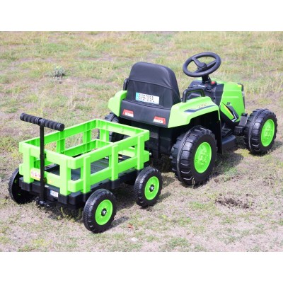 SUPER TRAKTOR "TRUCK"- NA AKUMULATOR Z PRZYCZEPĄ,WÓZEK,PILO T,APLIKACJA/DLSX18