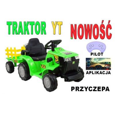 Super traktor z przyczepą, sterowanie pilotem/aplikacja/ YT1166